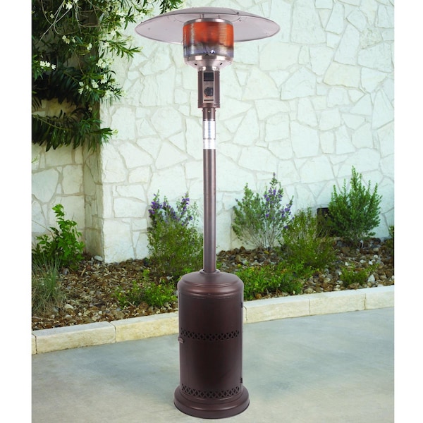 Living Accents Living Accents 48000 BTU Propane Steel Freestanding Patio Heater 250 sq ft - SRPH33