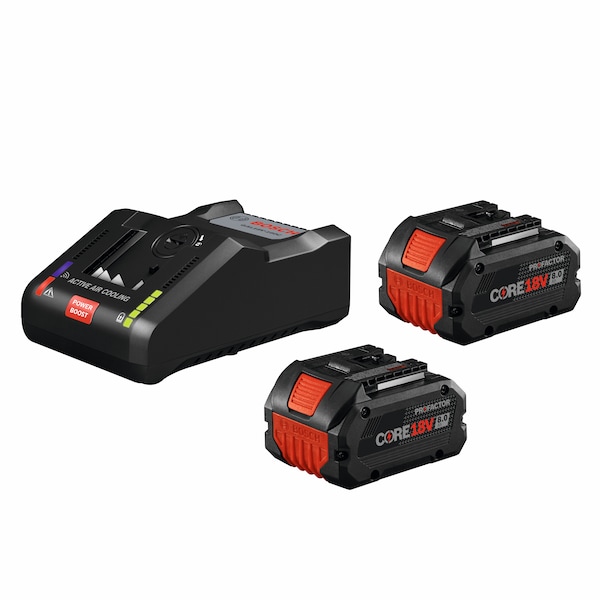 Bosch CORE18V Starter Kit 18V with (2) CORE18V 8.0 Ah Performance Batteries - GXS18V-13N24