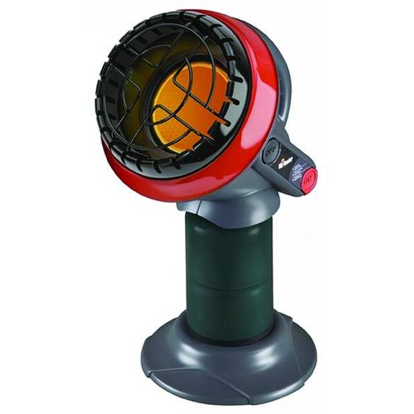 Mr. Heater Portable Gas Tabletop Heater, LP, Matchless Piezo, 3,800 BtuH, 12 in L - MH4B-F215120