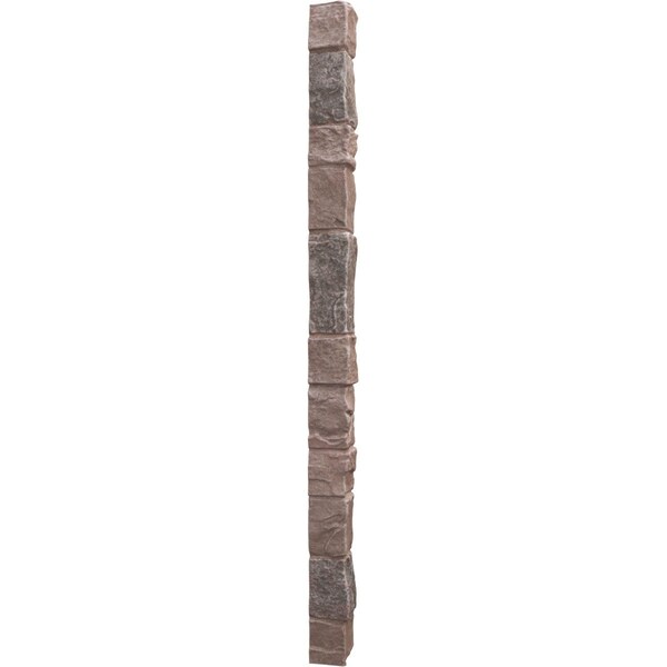 Ekena Millwork Universal Outside Corner for StoneWall Faux Stone Siding Panels - PNUOC03X48SH