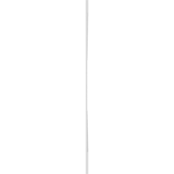 Ekena Millwork 44"H x 94 1/2"W Gypsum PVC Wainscot Paneling Kit - WPK44X94GYP