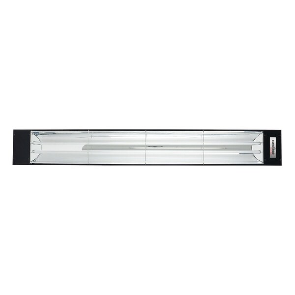 Eurofase SS 61in Dual Element 6000W 208V Heater, Black, Standard Decor Plate - EF60208B