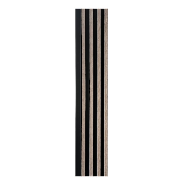 Ejoy Acoustic Vinyl Wall Cladding Siding Panel, 94.5 in. x 4.8 in. x 0.5 in., 4PK - VWC_G150-1218-92B