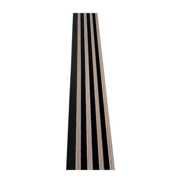 Ejoy Acoustic Vinyl Wall Cladding Siding Panel, 94.5 in. x 4.8 in. x 0.5 in., 4PK - VWC_G150-1218-92B
