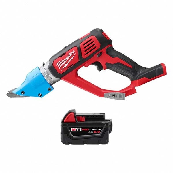 Milwaukee Tool M18 14 Gauge Shear, M18 5.0 Pack - 2636-20, 48-11-1850