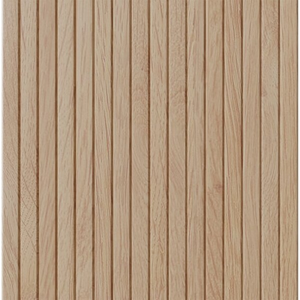 Designs Of Distinction 3/4" Thin Bevel Slat Tambour - Red Oak (12"W x 96"L) - 011296201AK1