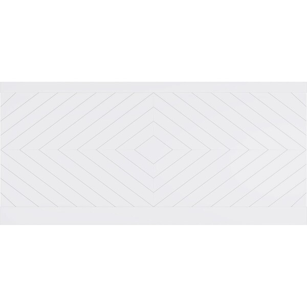 Ekena Millwork 44"H x 94 1/2"W Nuevo PVC Wainscot Paneling Kit - WPK44X94NUV