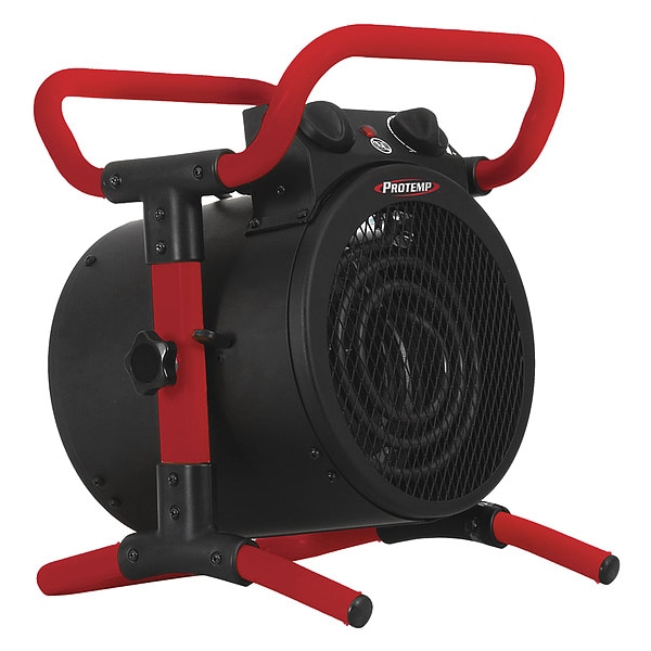 Protemp Portable Electric Jobsite & Garage Heater, 3000W, 208/240V AC, 1 Phase, 10,200 BtuH - PT-53-240
