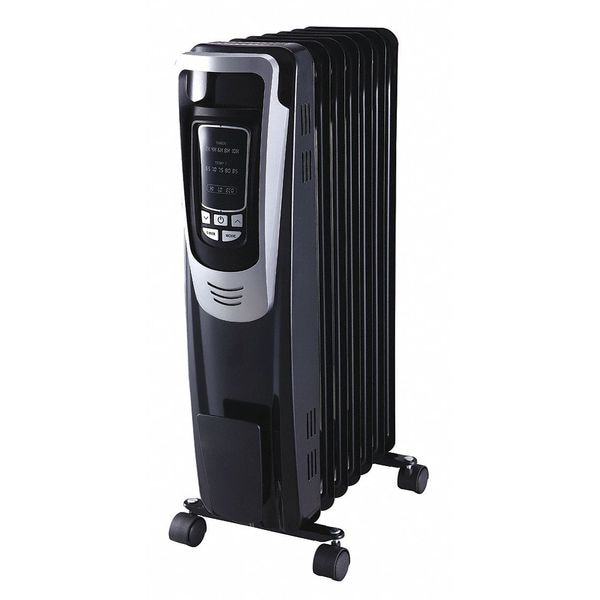 Dayton Portable Electric Heater, 1500W, 120V AC, 1 Phase, 5118 BtuH, Non-Oscillating - 53TY91
