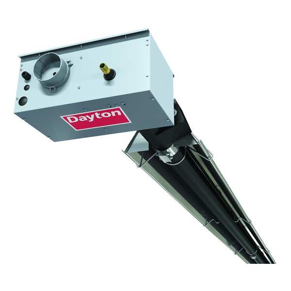 Dayton NG Infrared Tube Heater, 100000 BtuH - 7D841