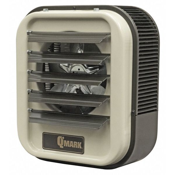 Qmark Fan Forced Electric Unit Heater, Wall & Ceiling, 3 Phase, 480VAC, 20kW, 21-3/4 in H, 19 in W - MUH204