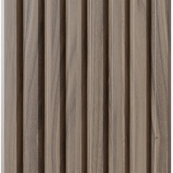 Designs Of Distinction 1-1/2" Tall Bevel Slat Tambour - Walnut (12"W x 48"L) - 011248207WL1