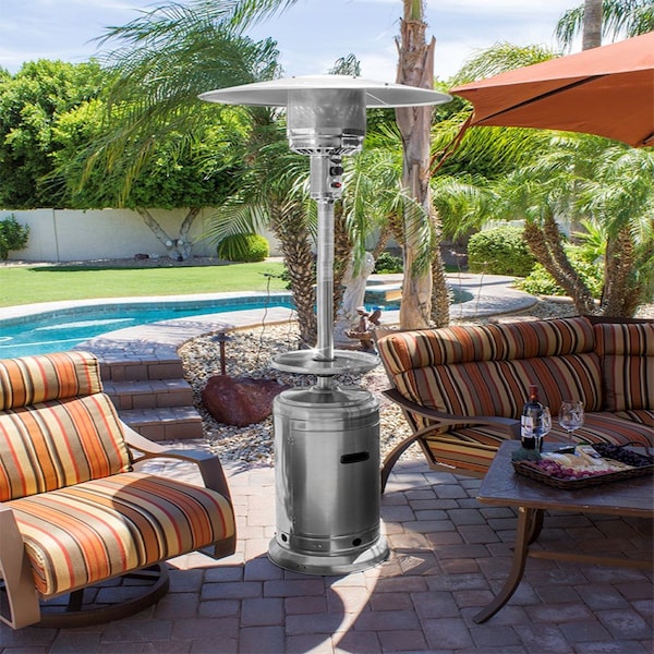 Hiland Outdoor Patio Heater in Stainless Steel+H152 - HLDS01-BST