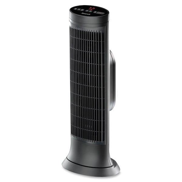Honeywell Tower Heater, Digital, 750-1500W, 10.13"x8"x23.25", Black - HWLHCE322V
