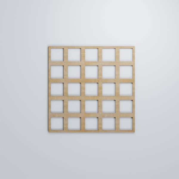 Ekena Millwork Large Manchester Decorative Fretwork Wood Wall Panels, Birch, 23 3/8"W x 23 3/8"H x 3/8"T - WALW24X24X0375MNCBI