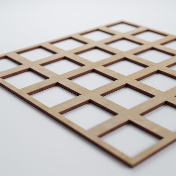 Ekena Millwork Large Manchester Decorative Fretwork Wood Wall Panels, Birch, 23 3/8"W x 23 3/8"H x 3/8"T - WALW24X24X0375MNCBI