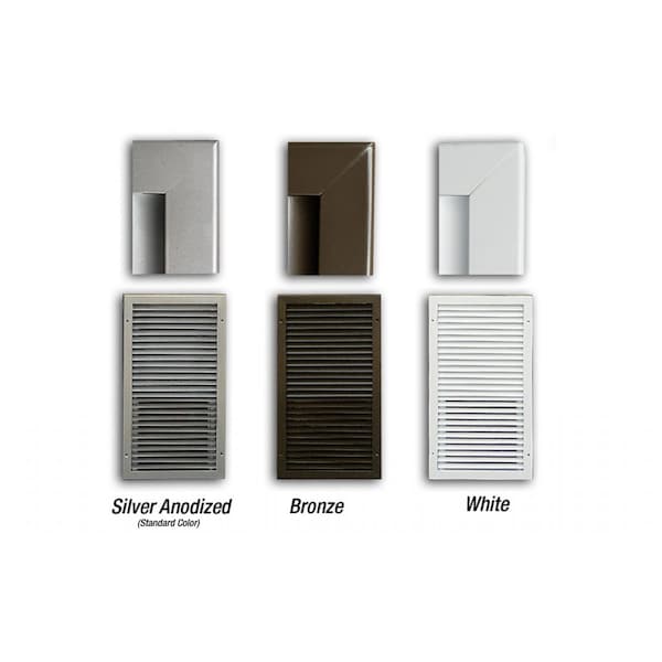 King Electric Lpwa Lg Arch 277V 4000W W/Surface Can, Tp Stat, White - LPWA2740-S-TP-W