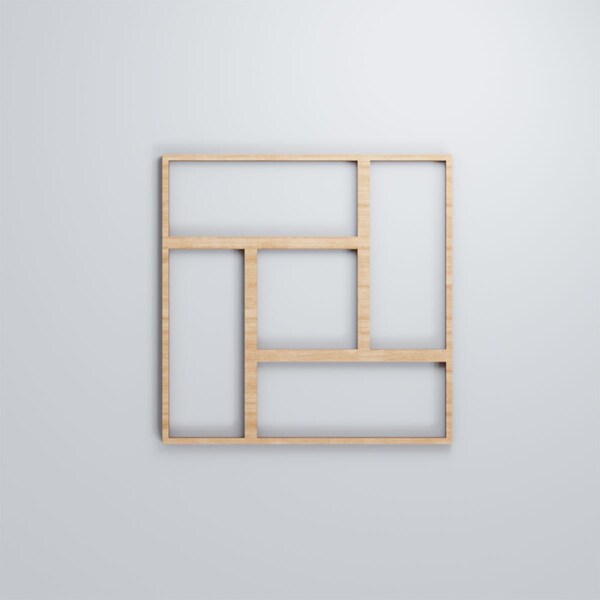 Ekena Millwork Small Sheffield Decorative Fretwork Wood Wall Panels, Alder, 11 3/8"W x 11 3/8"H x 3/8"T - WALW12X12X0375SHFAL