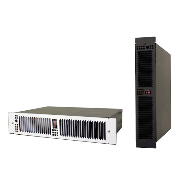 King Electric KTW Horizontal/Vertical Kick Space Heater 120V 1500W W/Hi-Low Switch & Recessed Grill Black - KTW1215-HLS-RG-B              