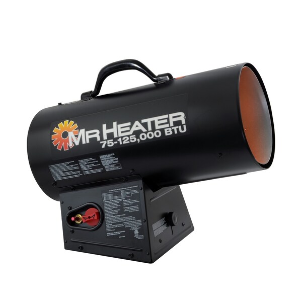 Mr. Heater Forced Air Propane Heater with QBT, 75, 00 - MH125QFAV