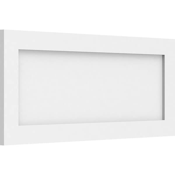 Ekena Millwork Cornell Flat Panel Decorative Wall Panel, 28"W x 12"H x 5/8"P - WALP28X12X062CNL