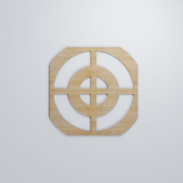 Ekena Millwork Large Sullivan Decorative Fretwork Wood Wall Panels, Birch, 23 3/8"W x 23 3/8"H x 3/8"T - WALW24X24X0375SULBI