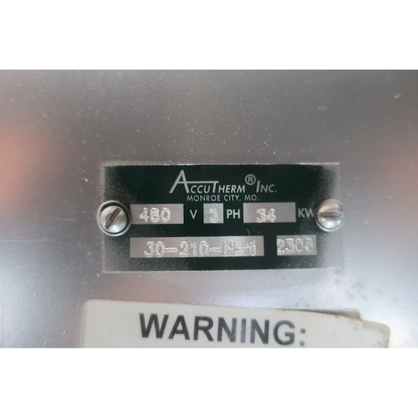 Accutherm 34Kw 480V-AC Immersion Heater - 30-210-N-1