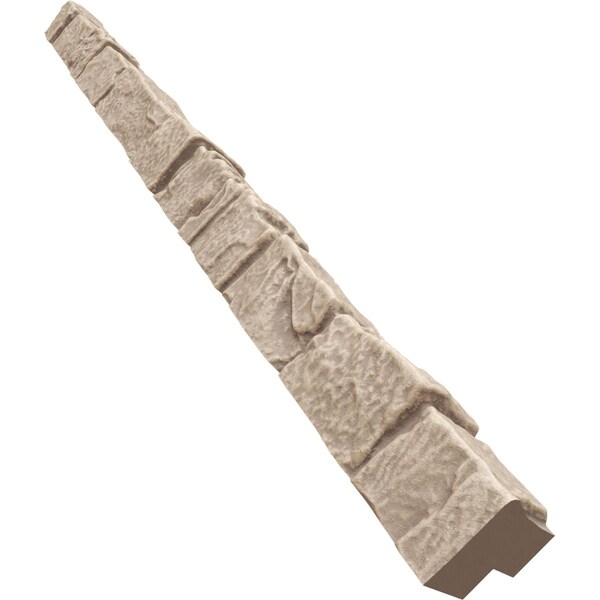 Ekena Millwork Universal Outside Corner for StoneWall Faux Stone Siding Panels - PNUOC03X48VS