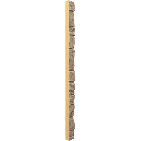 Ekena Millwork Universal Outside Corner for StoneWall Faux Stone Siding Panels - PNUOC03X48VS