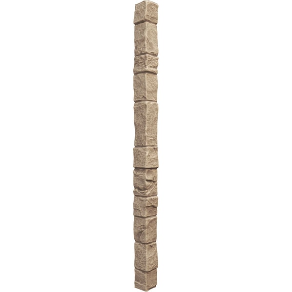 Ekena Millwork Universal Outside Corner for StoneWall Faux Stone Siding Panels - PNUOC03X48VS