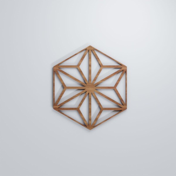 Ekena Millwork Small Hampton Decorative Fretwork Wood Wall Panels, Walnut, 11 3/8"W x 13 1/8"H x 3/8"T - WALW12X12X0375HMPWA