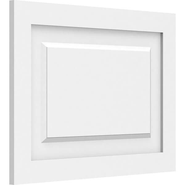 Ekena Millwork Harrison Raised Panel Decorative Wall Panel, 22"W x 16"H x 5/8"P - WALP22X16X062HAR
