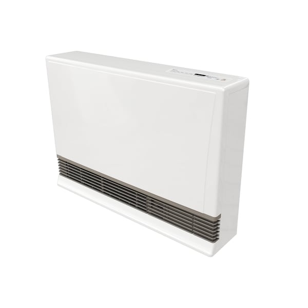 Rinnai Direct Vent Wall Furnace, Natural Gas Indoor Space Heater Wall Furnace, 38,400 BTU, Beige - EX38DTN