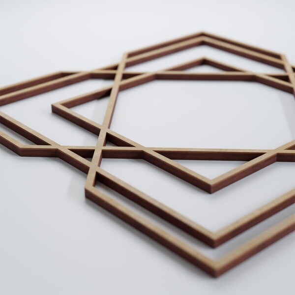 Ekena Millwork Medium Lakewood Decorative Fretwork Wood Wall Panels, Birch, 15 3/8"W x 15 3/8"H x 3/8"T - WALW16X16X0375LWDBI