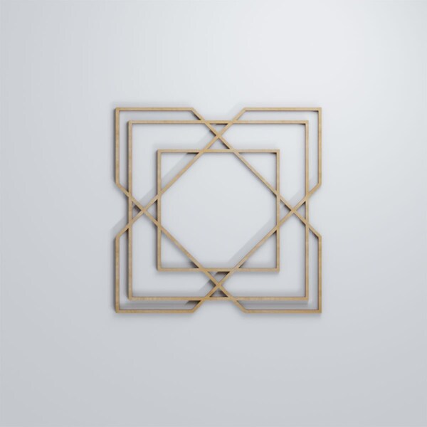 Ekena Millwork Medium Lakewood Decorative Fretwork Wood Wall Panels, Birch, 15 3/8"W x 15 3/8"H x 3/8"T - WALW16X16X0375LWDBI