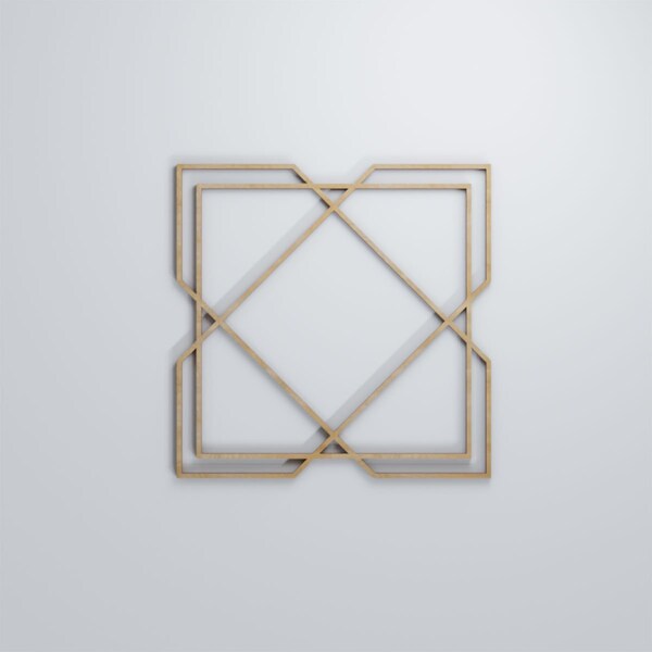Ekena Millwork Medium Kiowa Decorative Fretwork Wood Wall Panels, Birch, 15 3/8"W x 15 3/8"H x 3/8"T - WALW16X16X0375KWABI