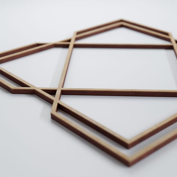 Ekena Millwork Medium Kiowa Decorative Fretwork Wood Wall Panels, Birch, 15 3/8"W x 15 3/8"H x 3/8"T - WALW16X16X0375KWABI