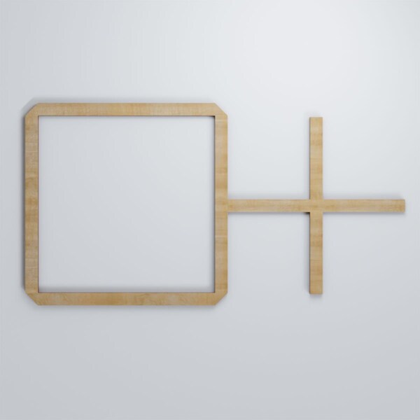 Ekena Millwork Medium Burnett Decorative Fretwork Wood Wall Panels, Hickory, 28 7/8"W x 15 3/8"H x 3/8"T - WALW16X16X0375BURHI