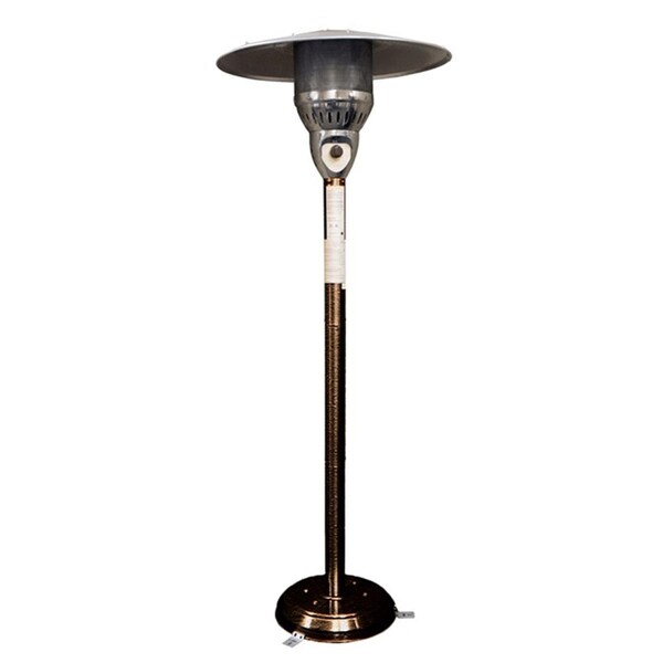 Adornos 85 in. Natural Gas Outdoor Patio Heater, Hammered Bronze - AD2771702