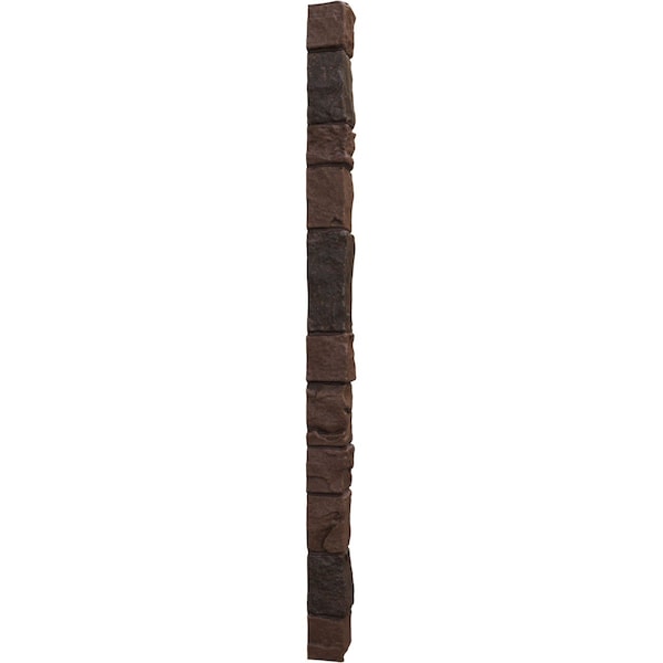 Ekena Millwork Universal Outside Corner for StoneWall Faux Stone Siding Panels - PNUOC03X48DC