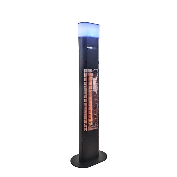 Energ+ EnerG+  Infrared Electric Outdoor Heater - Freestanding With Gold Tube and Speaker - HEA-21848