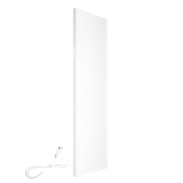 Warmlyyours Ember Flex Radiant Panel Heater - White - 300W - 35 in x 12 in - Dual Connection - IP-EM-FLX-WHT-0300-CW
