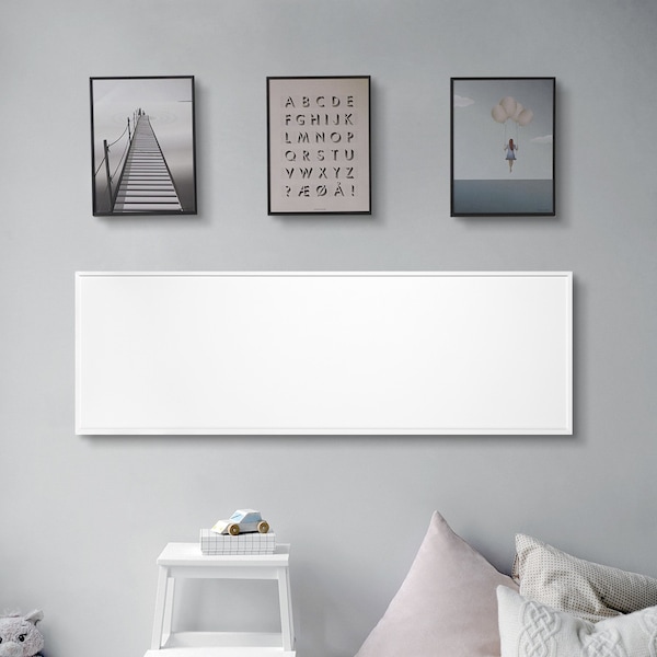 Warmlyyours Ember Flex Radiant Panel Heater - White - 300W - 35 in x 12 in - Dual Connection - IP-EM-FLX-WHT-0300-CW