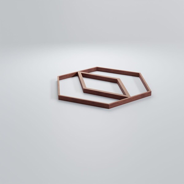 Ekena Millwork Extra Small Hillrose Decorative Fretwork Wood Wall Panels, Wood, 7 3/8"W x 7 3/8"H x 3/8"T - WALW08X08X0375HREMF