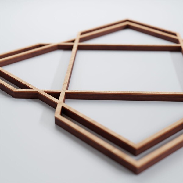 Ekena Millwork Small Kiowa Decorative Fretwork Wood Wall Panels, Alder, 11 3/8"W x 11 3/8"H x 3/8"T - WALW12X12X0375KWAAL