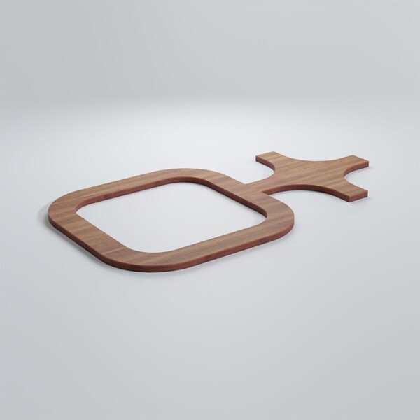 Ekena Millwork Small Lancaster Decorative Fretwork Wood Wall Panels, Walnut, 19 7/8"W x 11 3/8"H x 3/8"T - WALW12X12X0375LANWA