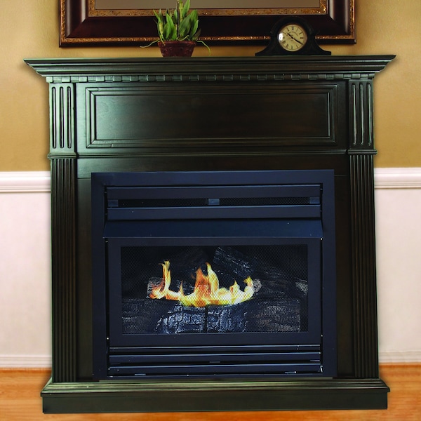 Pleasant Hearth 36 VentFree Dual Fuel Gas Fireplace  Tobacco finish - VFF2-PH26D-T