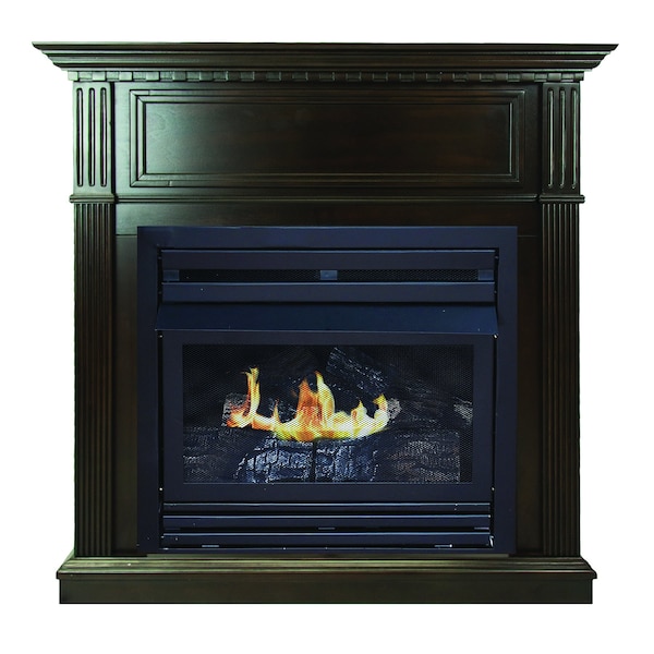 Pleasant Hearth 36 VentFree Dual Fuel Gas Fireplace  Tobacco finish - VFF2-PH26D-T