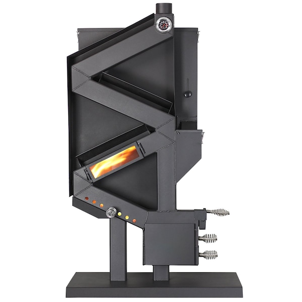 Us Stove Co 2,000 Sqft WiseWay EPA Certified Gravity Fed NonElectric Pellet Stove - GW1949