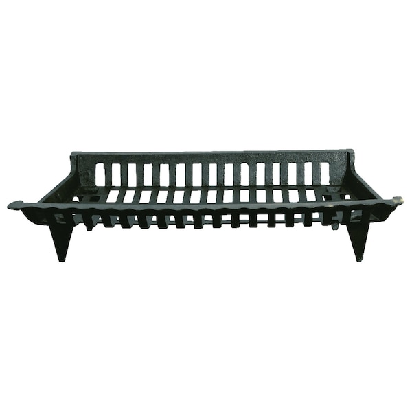 Open Hearth Open Hearth Black Cast Iron Fireplace Grate - 15427N